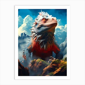 Lizard In The Sky Art Print