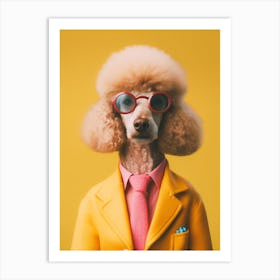 A Poodle Dog 7 Art Print