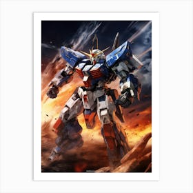 Gundam Robot Art Print