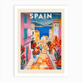 Palma De Mallorca 6 Fauvist Painting Travel Poster Art Print