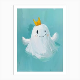 Ghost In A Crown 2 Art Print