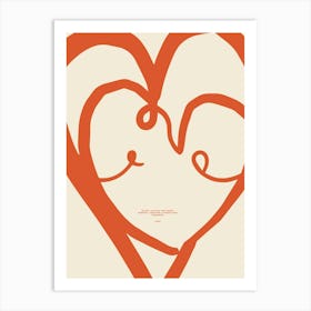 Heart Of Love Art Print