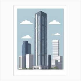 Skyscraper Art Art Print