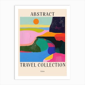 Abstract Travel Collection Poster Gabon 2 Art Print