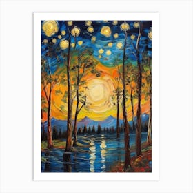 Starry Night 218 Art Print