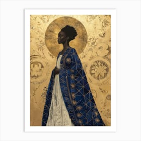 'The Blue Woman' 1 Art Print