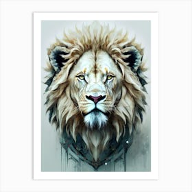 Lion Head 52 Art Print