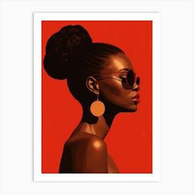 Portrait Of An African Woman Art Print