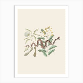 Snakes And Plants Art Print