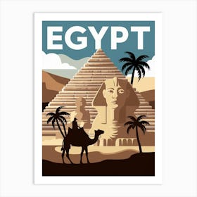 Vintage Travel Egypt Art Print