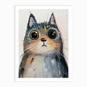 Munchkin Cat Painting 4 Art Print