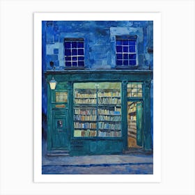 Edinburgh Book Nook Bookshop 2 Art Print