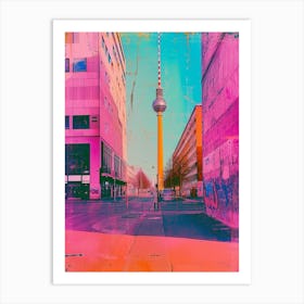 Berlin Polaroid Inspired 4 Art Print
