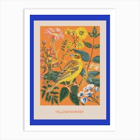 Spring Birds Poster Yellowhammer 2 Art Print