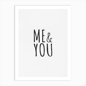 Me And You 1 Art Print