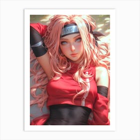 Sakura Naruto Art Print