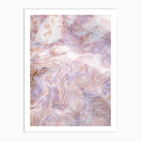 Pink Gemstone Art Print