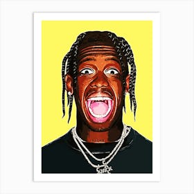 Travis Scott 45 Art Print