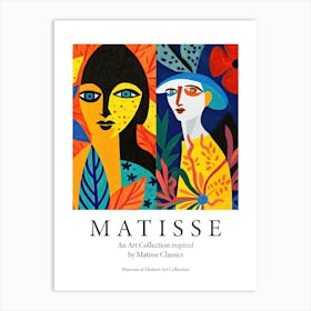 Bold Faces, The Matisse Inspired Art Collection Poster Art Print