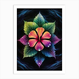 Hibiscus Flower Art Print