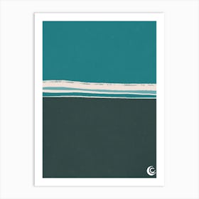 Waves Calm Art Print