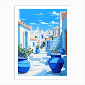 Greek Village Art Print