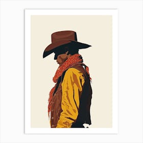The Cowboy’s Visions Art Print