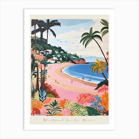 Poster Of Blackpool Sands, Devon, Matisse And Rousseau Style 1 Art Print