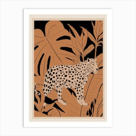 Minimal Jungle Abstract Art 2 Art Print