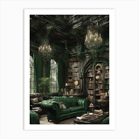 Gothic Living Room 1 Art Print