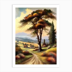 Landscape Painting 18 Art Print