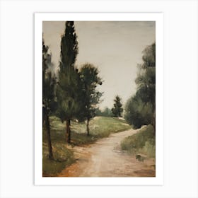 Italian Countryside Oil Painting Art Print