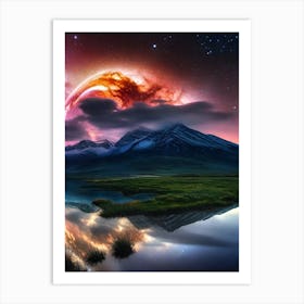 Galaxy In The Sky 9 Art Print