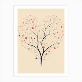 Swirl Tree Pattern 2 Art Print