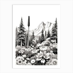 Mountain Landscape 7 Art Print