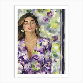 Elizabeth Oil Painting Art Print