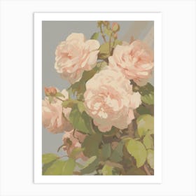 Muted Tones Flowers 10 Art Print