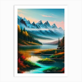 Mountain Landscape 30 Art Print