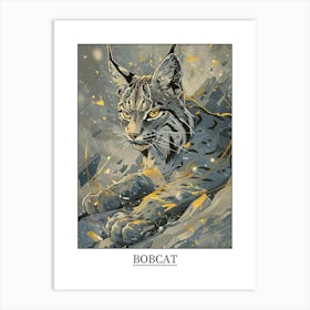 Bobcat Precisionist Illustration 1 Poster Art Print