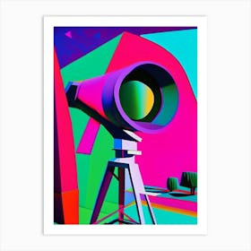 Infrared Telescope Abstract Modern Pop Space Art Print