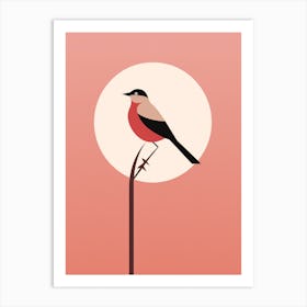 Minimalist Lark 1 Illustration Art Print