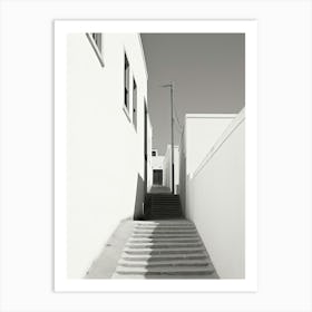 Lagos, Portugal, Black And White Photography 4 Art Print