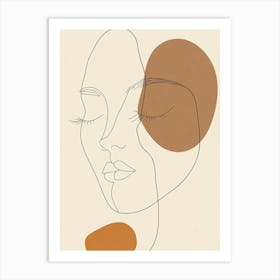 Face Of A Woman Art Print