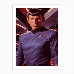 Star Trek Spock Art Print