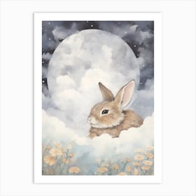 Sleeping Baby Bunny 3 Art Print