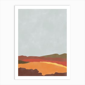 Abstract Landscape Painting No.2 1 Art Print