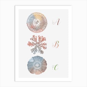 Paenibacillus Dendritiformis Bacteria Watercolor Colonies Social Microorganism Pattern-Forming Bacteria Art Print