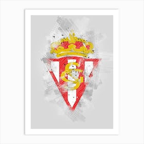 Sporting De Gijón 1 Art Print