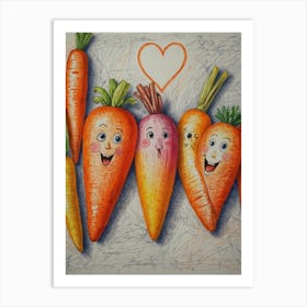 Carrots Art Print