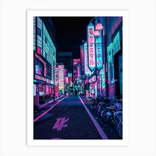 Tokyo, A Neon Wonderland Art Print
